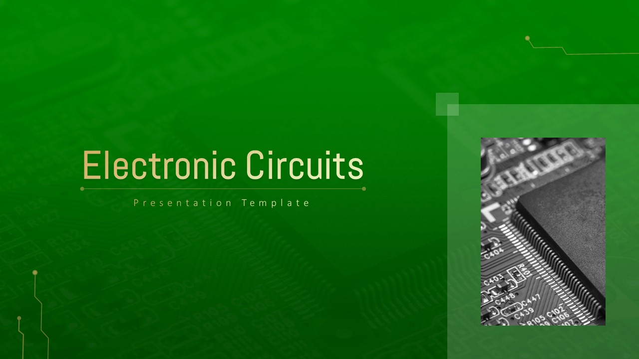 Electronics PowerPoint Pitch Deck Template1