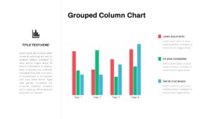Grouped Column Chart PowerPoint Template