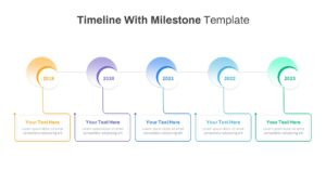 PowerPoint Timeline Milestone Template