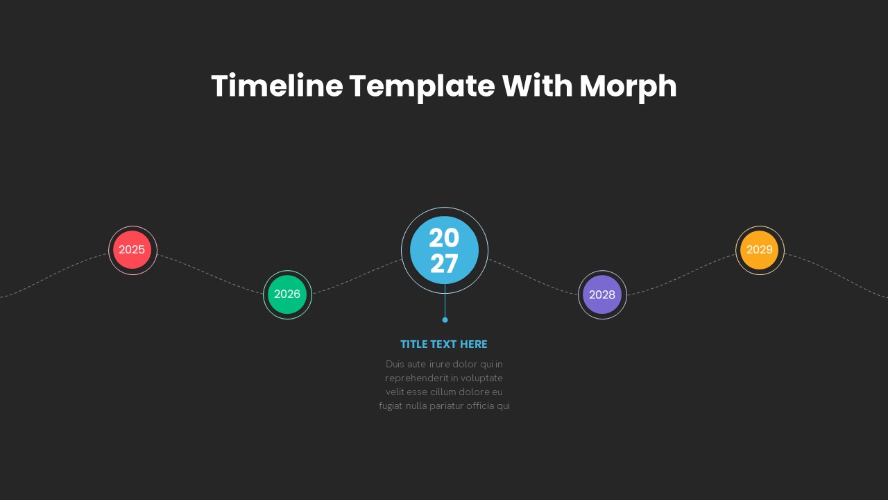 Timeline PowerPoint Template Morph Transition Animation12