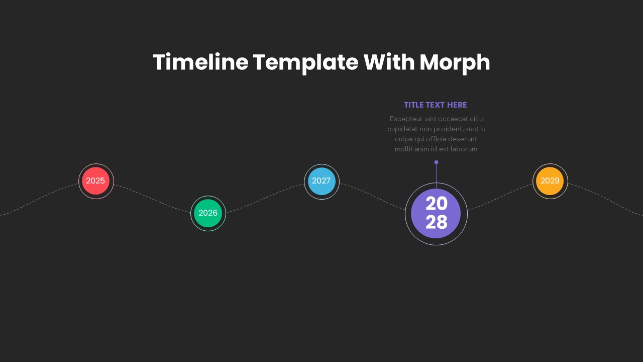 Timeline PowerPoint Template Morph Transition Animation13
