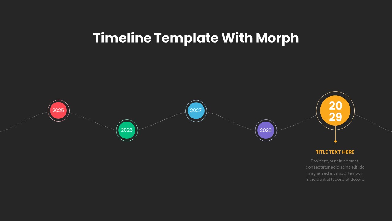 Timeline PowerPoint Template Morph Transition Animation14