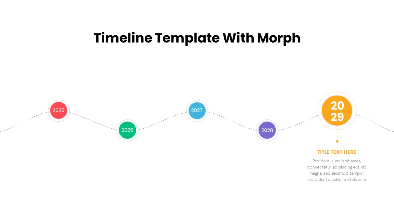 Timeline PowerPoint Template Morph Transition Animation7