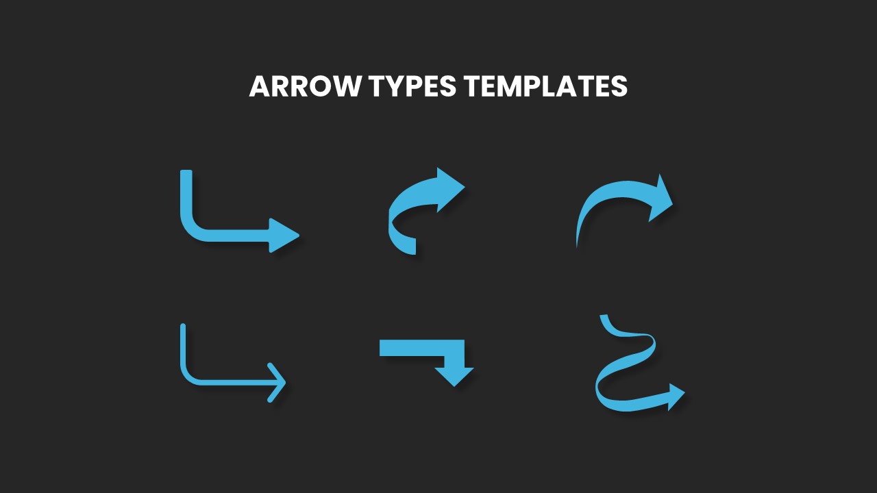 Arrow Types PowerPoint diagrams