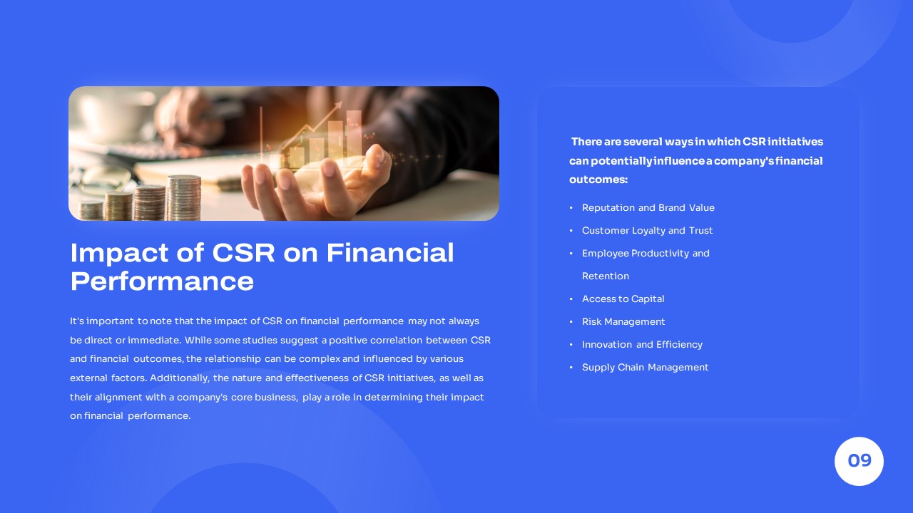 CSR effect Presentation Template