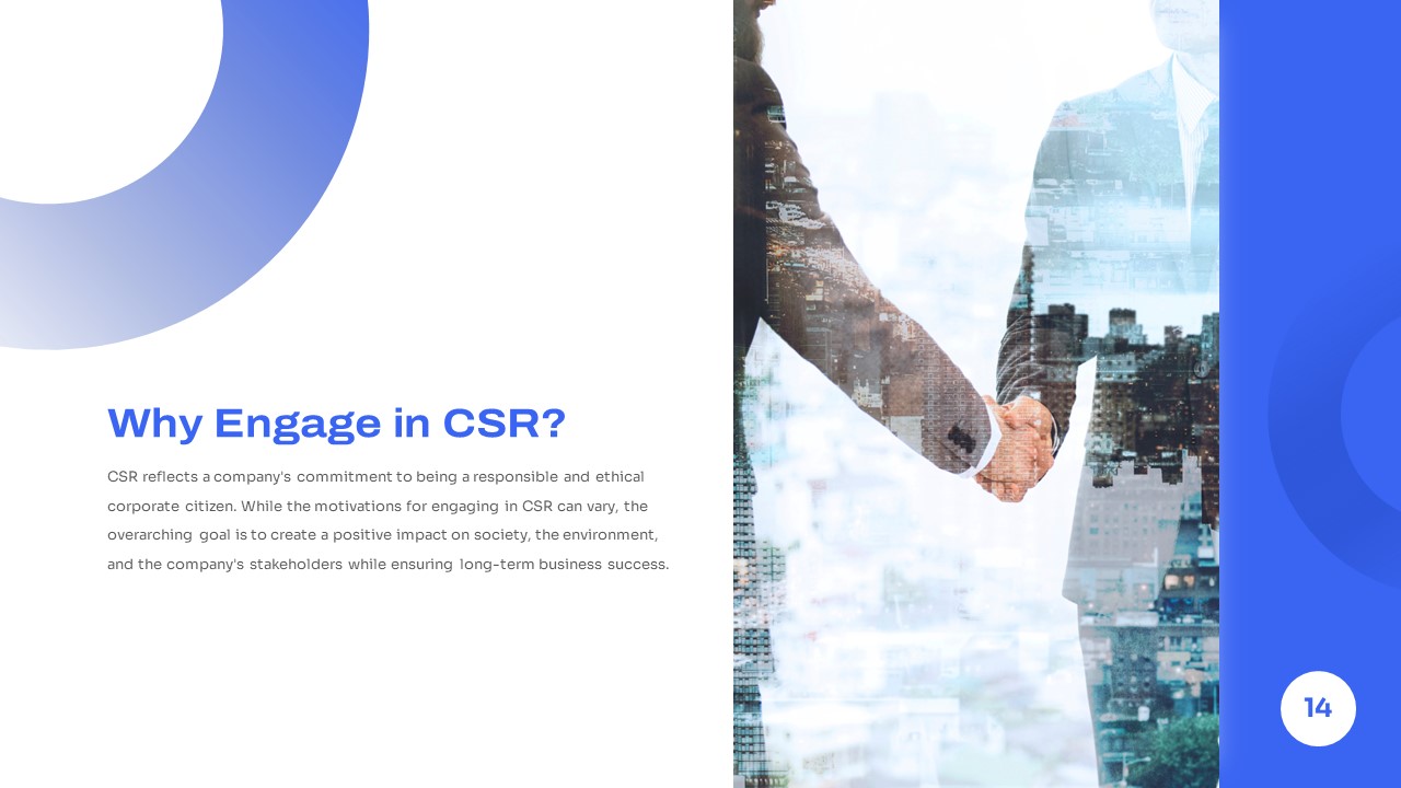 CSR engagement Presentation Template