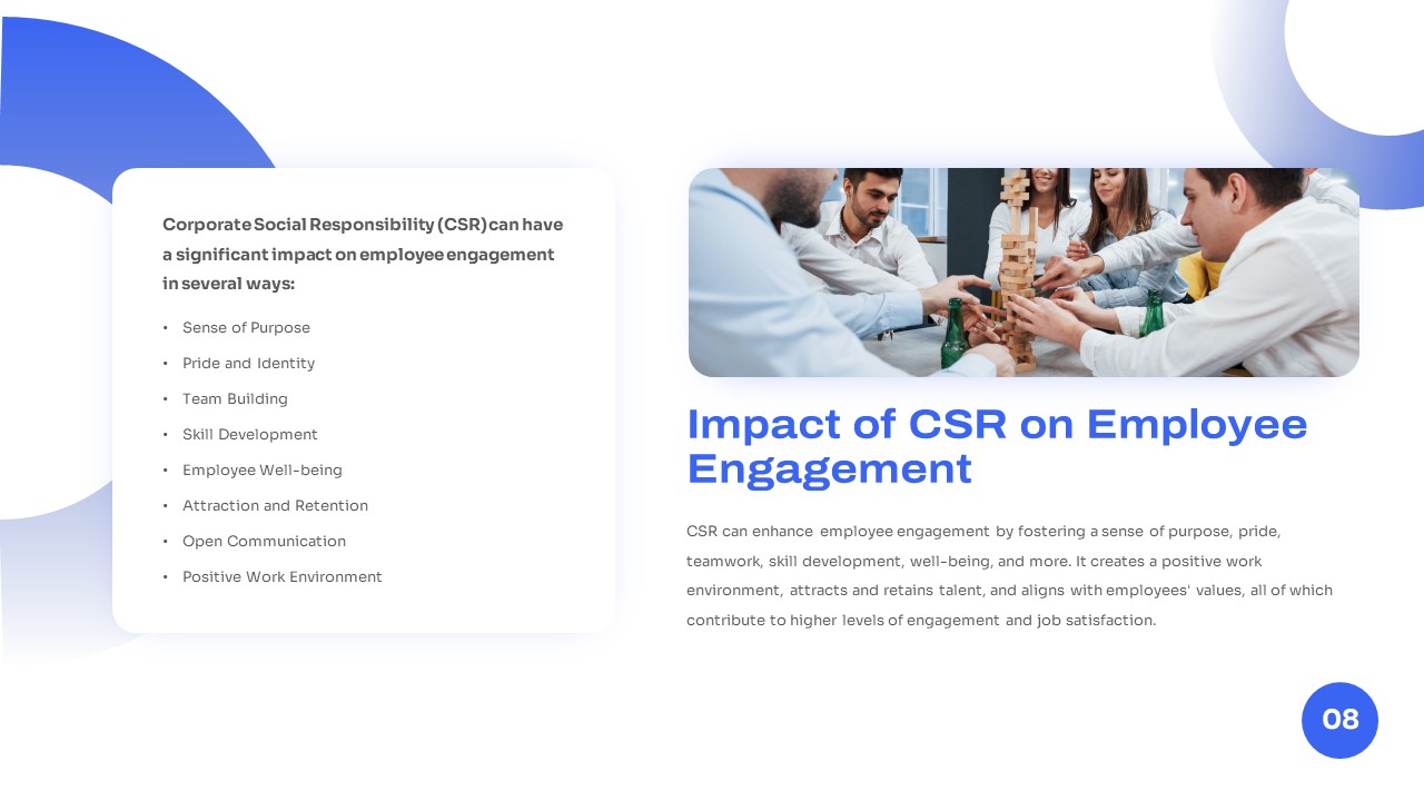 CSR impact Presentation Template