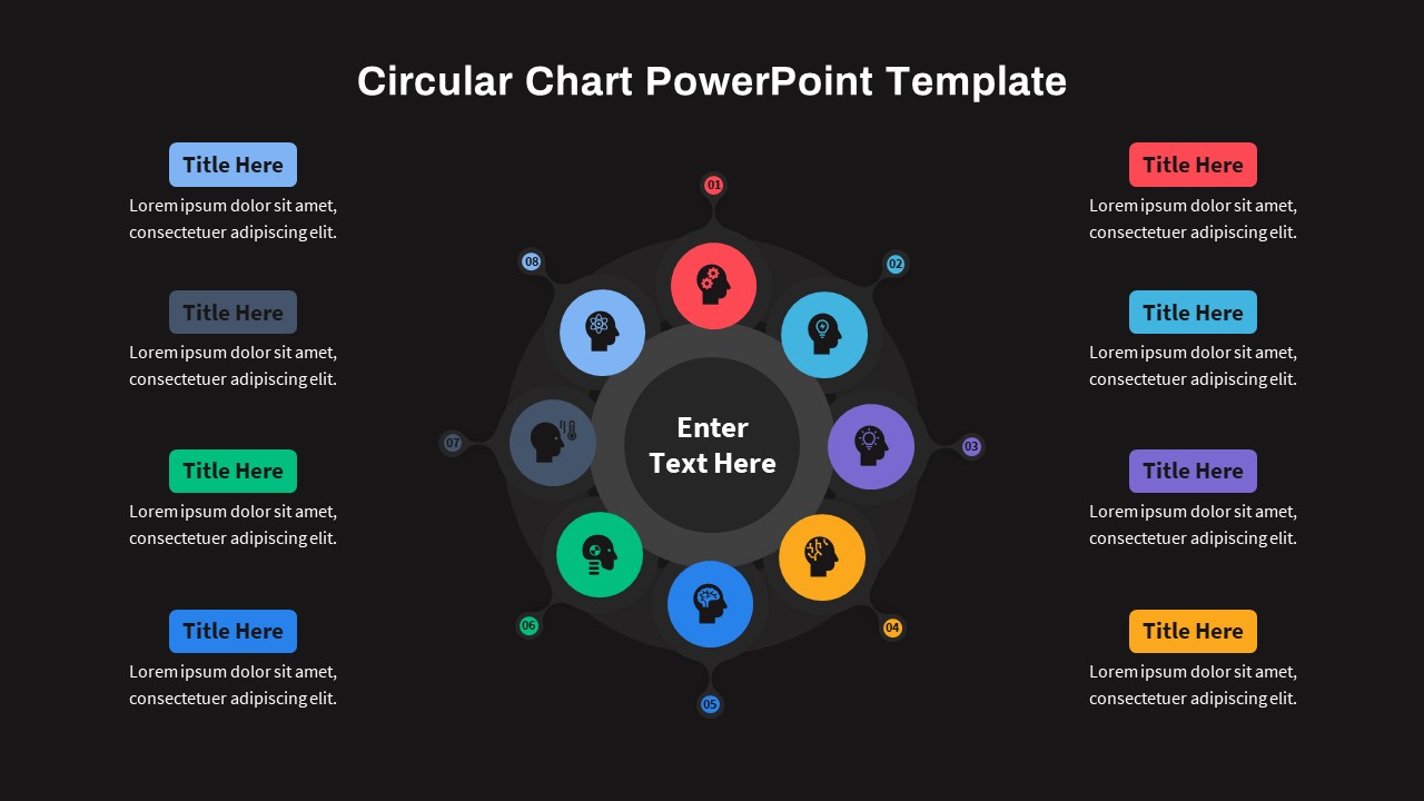 Circular Chart PowerPoint slide Template