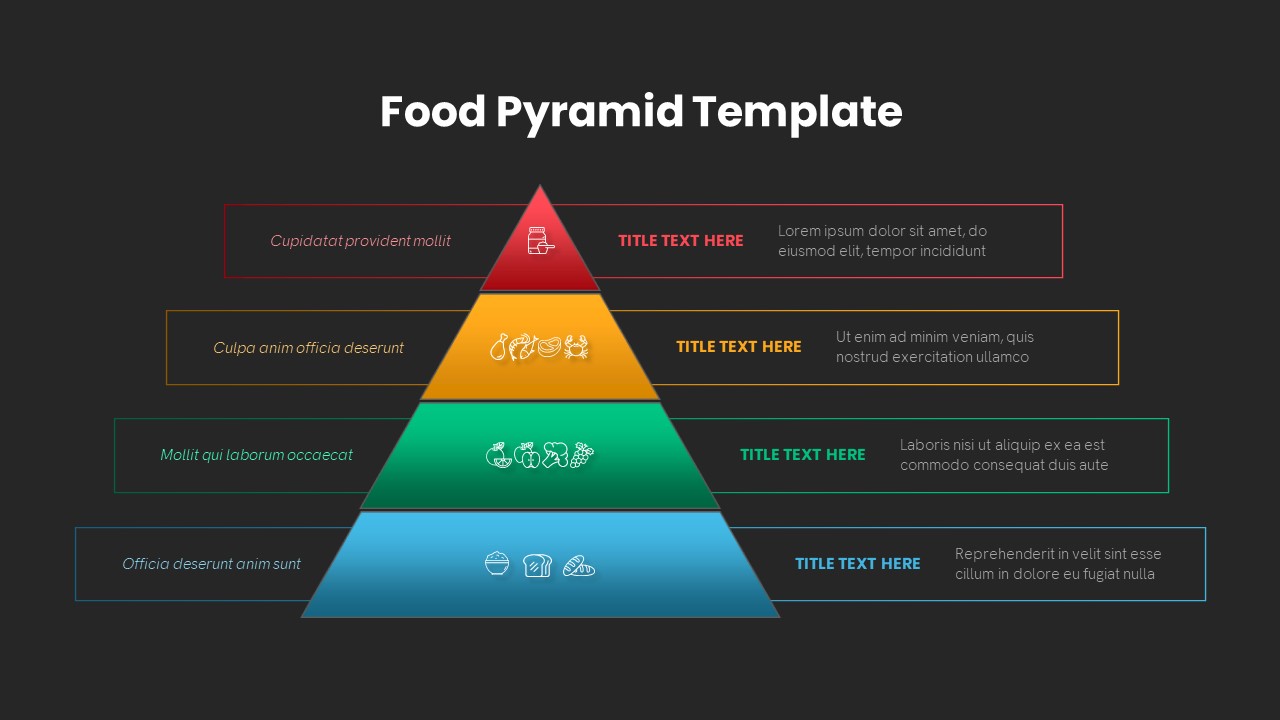 Food Pyramid Ppt slide