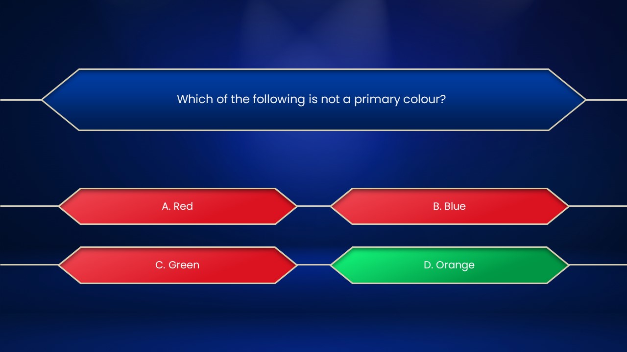 Free Animated Quiz ppt template
