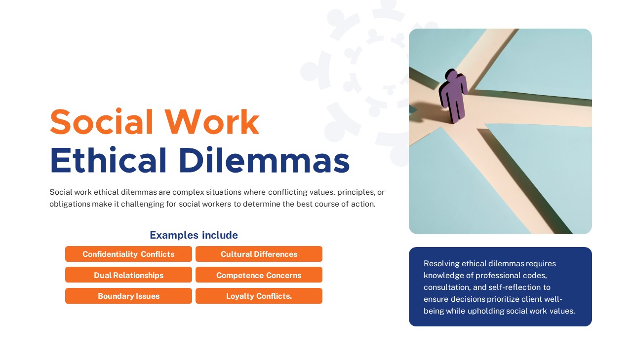 Free Social Work ethics PowerPoint Template