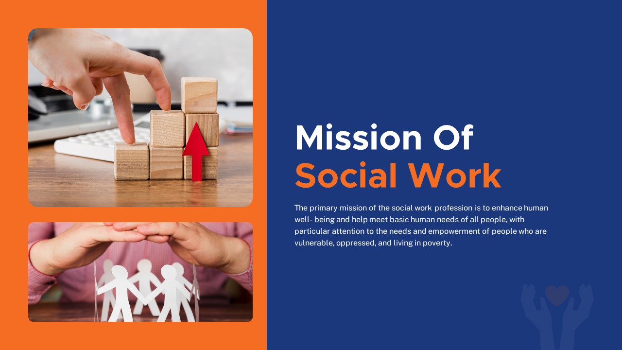 Free Social Work mission PowerPoint Template
