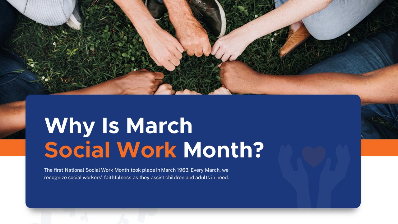 Free Social Work month PowerPoint Template