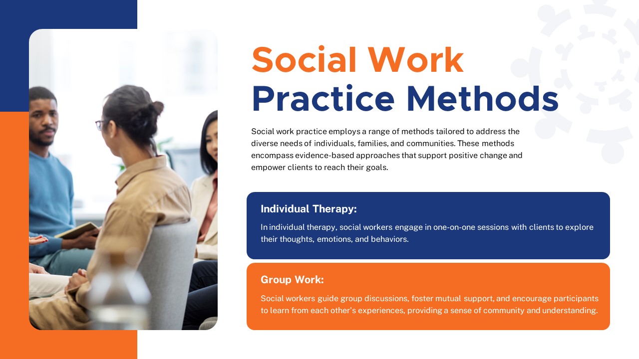 Free Social Work practice PowerPoint Template