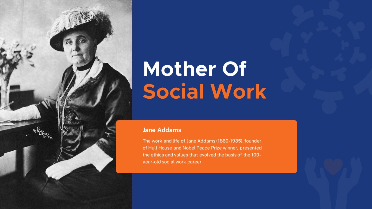 Free mother of Social Work PowerPoint Template
