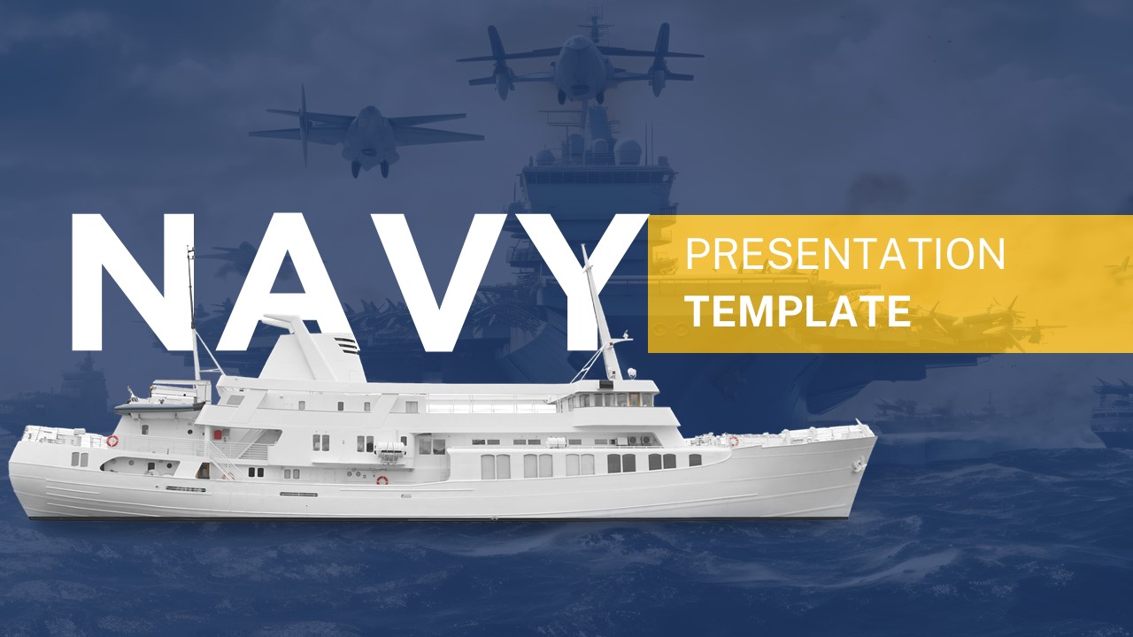 Navy PowerPoint Deck Template