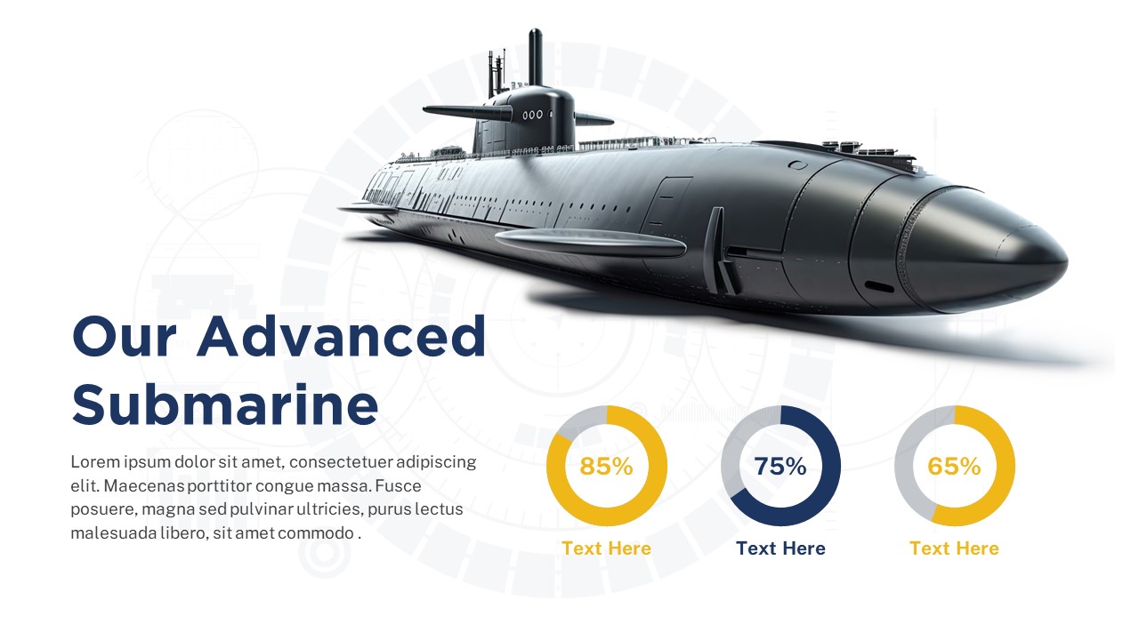 Navy submarine PowerPoint slide