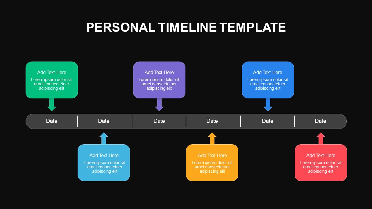 Personal Timeline Template ppt