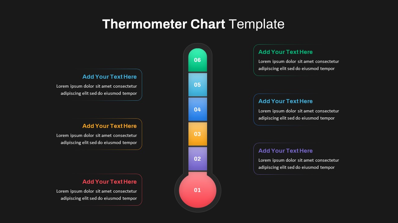 PowerPoint Thermometer ppt slide