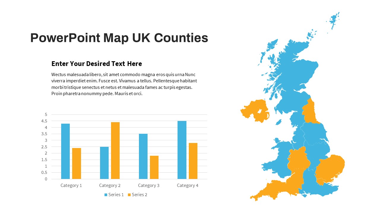 United Kingdom Map PowerPoint Templates