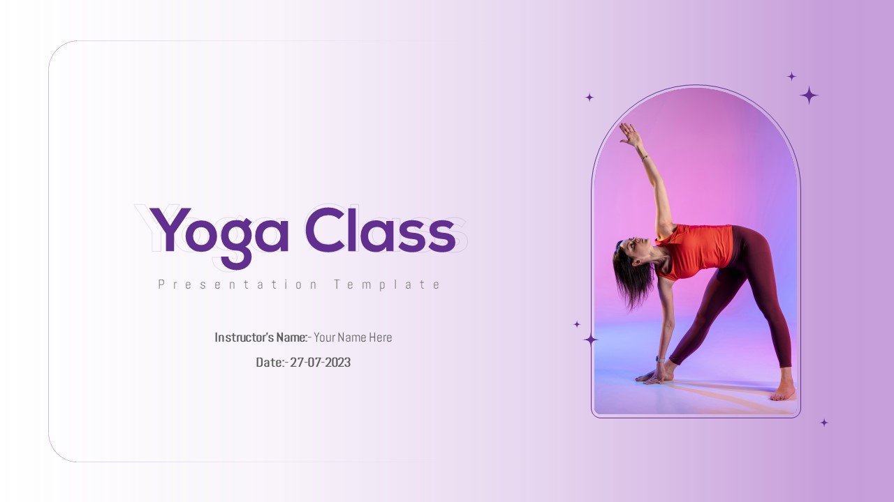 Yoga Class Presentation Template