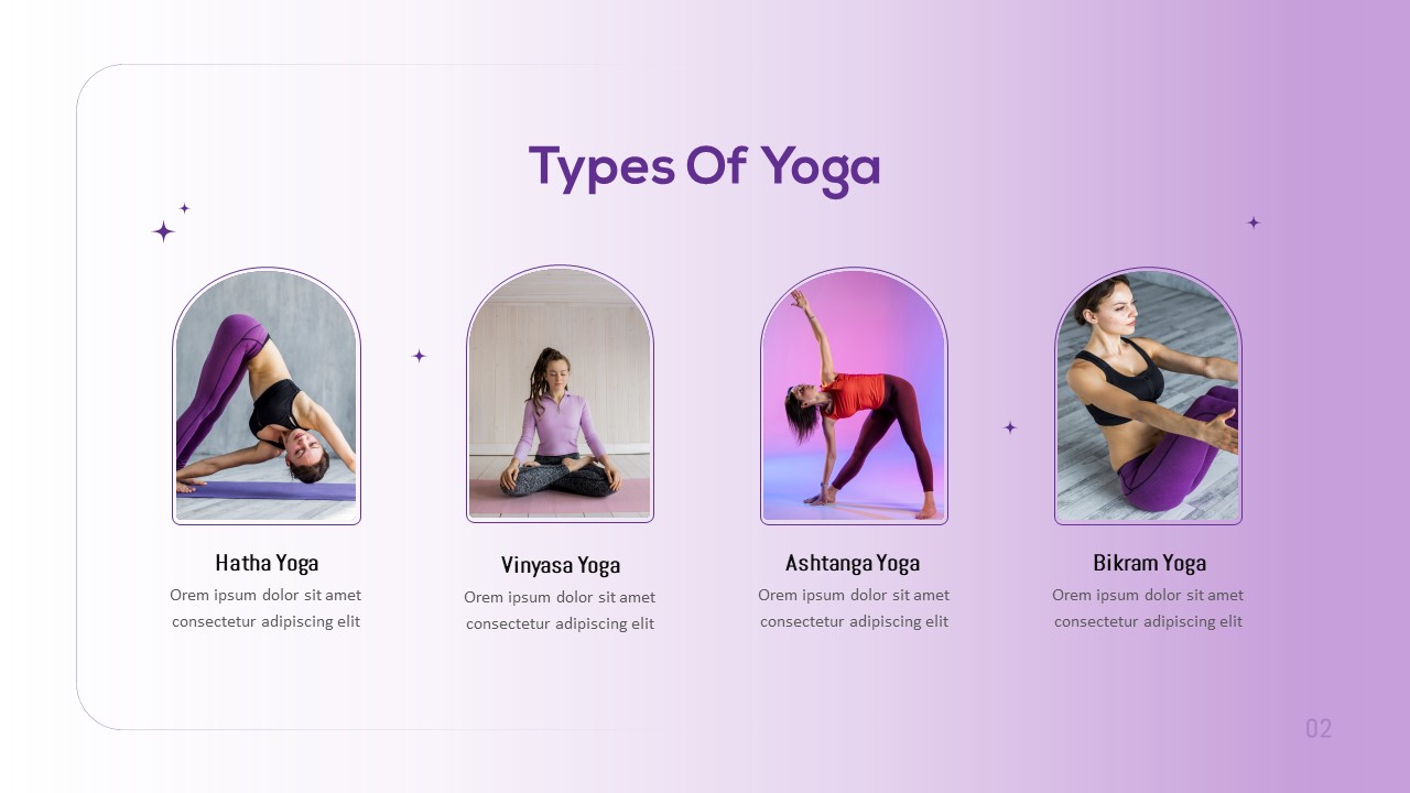Yoga Class Types Presentation Template